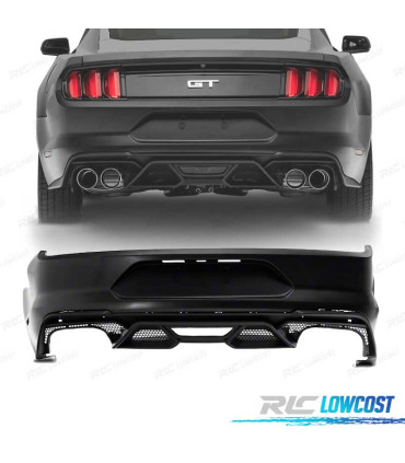 PARE-CHOCS ARRIÈRE FORD MUSTANG LOOK GT500 15-17 NOIR