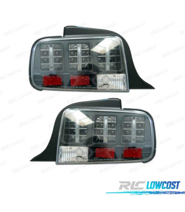 FEUX ARRIÈRE FORD MUSTANG 05- LOOK LEXUS NOIR