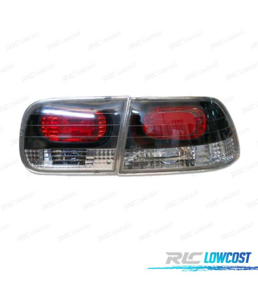 FEUX ARRIÈRE HONDA CIVIC 2P 92-95 LOOK LEXUS FOND NOIR