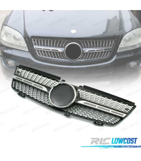 CALANDRE MERCEDES W164 05-08 LOOK DIAMOND NOIR