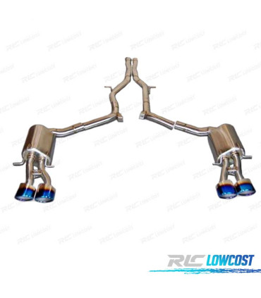 LIGNE D'ÉCHAPPEMENT POUR MERCEDES W212 E63 10-13 DOUBLE