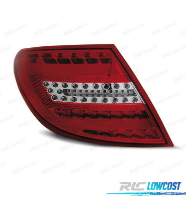 FEUX ARRIÈRE LED MERCEDES CLASSE C W204 07-11 LOOK CARDNA ROUGE