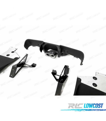 DIFFUSEUR ARRIÈRE MINI COOPER R56 JCW LOOK GT 07-13 NOIR