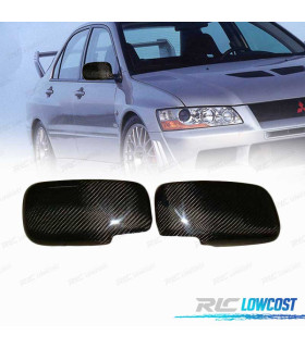 COQUES DE RÉTROVISEURS MITSUBISHI EVO VII VIII IX 02-08 CARBONE