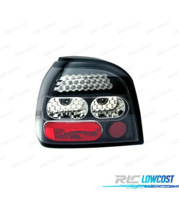 FEUX ARRIÈRE VOLKSWAGEN VW GOLF III 3 5P 92-97 LED NOIR