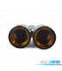EMBOUT D'ÉCHAPPEMENT GAUCHE BMW LOOK M PERFORMANCE DORÉ CARBONE