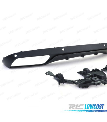 DIFFUSEUR MERCEDES CLASSE C W205 15-21 LOOK C63 MOULURE NOIR BRILLANT