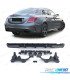 DIFFUSEUR MERCEDES CLASSE C W205 AMG 15-21 LOOK C63 MOULURE NOIR BRILLANT