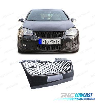 CALANDRE VOLKSWAGEN GOLF 5 GTI 03-08 CHROMÉ