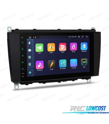 AUTORADIO GPS ANDROID 12 POUR MERCEDES W639 03-06 W203 00-04 W168 98-02 W209 98-05 W463 98-06
