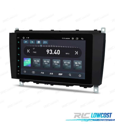 AUTORADIO GPS ANDROID 12 POUR MERCEDES W639 03-06 W203 00-04 W168 98-02 W209 98-05 W463 98-06