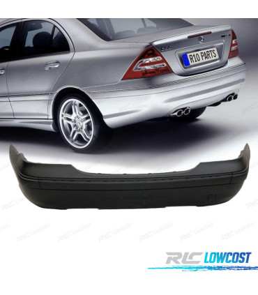 PARE CHOCS ARRIERE MERCEDES CLASSE C W203 BERLINE 01-07 LOOK C32 AMG
