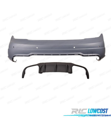 PARE-CHOCS ARRIERE MERCEDES CLASSE C W204 12-15 LOOK C63 AMG