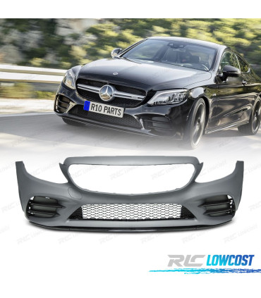 PARE-CHOCS AVANT POUR MERCEDES CLASSE C W205 19- LOOK AMG