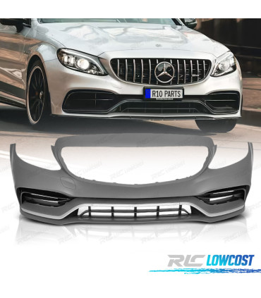 PARE-CHOCS AVANT MERCEDES CLASSE C W205 19- LOOK AMG C63