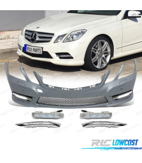 PARE-CHOCS AVANT MERCEDES CLASSE E W212 10-13 LOOK AMG PDC + DRL