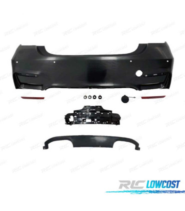 PARE CHOCS ARRIERE BMW F32 F33 12-19 LOOK M4 PDC