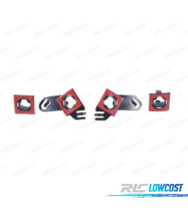 KIT 4 SUPPORTS PDC BMW E60 E61 18MM 2007- LOOK M TECH PARKTRONIC