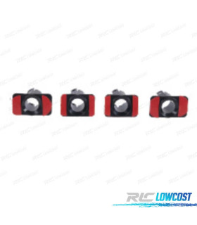 KIT 4 SUPPORTS PDC BMW E46 COUPE 98- LOOK M TECH ARRIERE