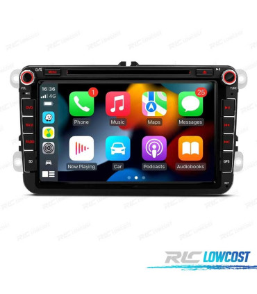 AUTORADIO GPS ANDROID 12 SEAT LEON ALTEA TOLEDO ALHAMBRA USB GPS TACTIL HD