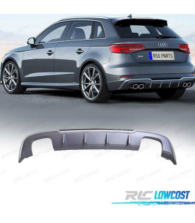 DIFFUSEUR AUDI A3 HATCHBACK 17-20 LOOK S3