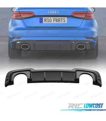 DIFFUSEUR AUDI A3 S LINE HATCHBACK 17-20 RS3 LOOK