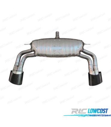 SILENCIEUX D'ECHAPPEMENT AUDI A3 S LINE HATCHBACK 17-20 LOOK RS3 NOIR