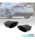 EMBOUTS D'ECHAPPEMENTS AUDI A4 16-19 LOOK RS4 NOIR