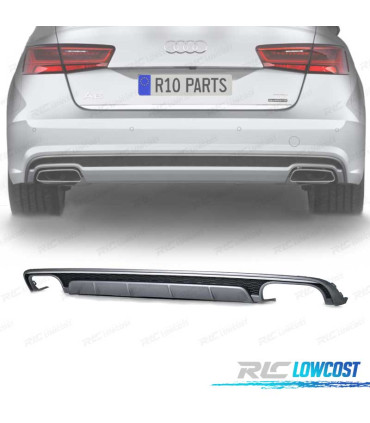 DIFFUSEUR AUDI A6 S LINE 16-18 LOOK S6
