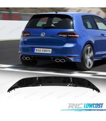 DIFFUSEUR ARRIÈRE VOLKSWAGEN VW GOLF 7 12-17 LOOK R LINE