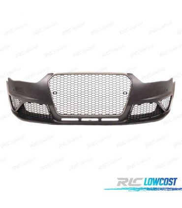 PARE-CHOCS FRONTAL AUDI A4 B8 11-15 LOOK RS CALANDRE CHROMÉ PDC SRA