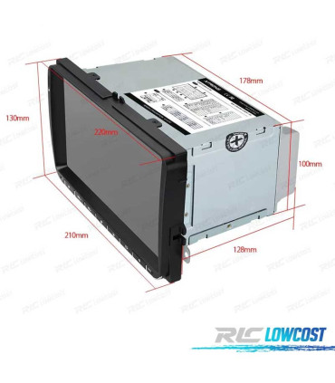 AUTORADIO GPS ANDROID 12 VOLKSWAGEN VW POUR SEAT SKODA