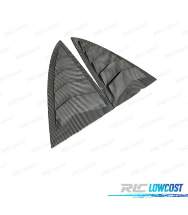 CACHE VITRE LATÉRALE TESLA MODEL 3 17-20 LOOK CARBONE