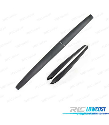 KIT PIÈCES DÉCORATIVES HABITACLE TESLA MODEL 3 17-20 LOOK CARBONE