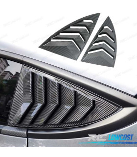 CACHE LATÉRALE TESLA MODÈLE Y 20 LOOK CARBONE