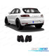 EMBOUTS D'ÉCHAPPEMENTS PORSCHE MACAN 18- LOOK GTS NOIR
