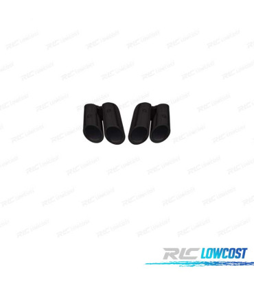 EMBOUTS D'ÉCHAPPEMENTS PORSCHE MACAN 18- LOOK GTS NOIR