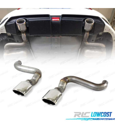 EMBOUTS D'ÉCHAPPEMENTS HONDA CIVIC 16-20 LOOK RR TYPE