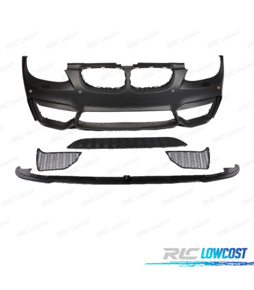 PARE CHOCS AVANT BMW E92 E93 06-10 LOOK M4 PDC + SPOILER LIP