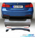 PARE-CHOCS ARRIERE BMW F30 LOOK M DOUBLE SORTIE