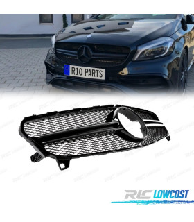 CALANDRE MERCEDES CLASSE A W176 15-18 LOOK AMG A45 NOIR
