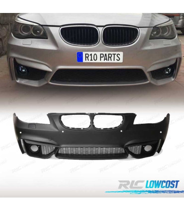 PARE-CHOCS FRONTAL BMW E60 E61 07-10 LOOK M4 PDC GRILLES ANTIBROUILLARD