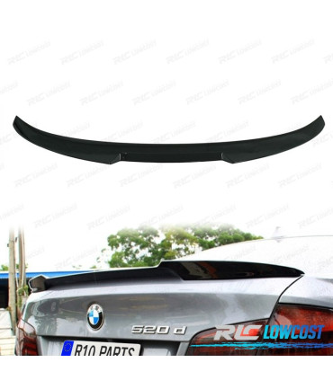AILERON BECQUET LAME COFFRE BMW F10 LOOK M4 NOIR BRILLANT