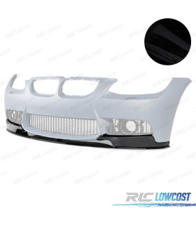 SPOILER LAME AVANT BMW E90 E91 E92 E93 05-09 LOOK M3 NOIR BRILLANT