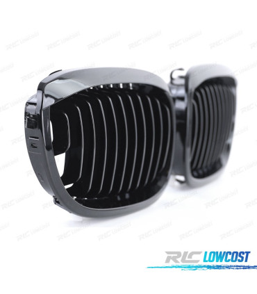 CALANDRES BMW E46 COUPÉ CABRIO 03-06 NOIR BRILLANT