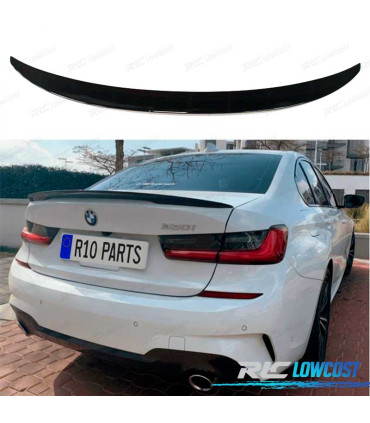 AILERON BECQUET LAME DE COFFRE BMW G20 19- LOOK M PERFORMANCE NOIR BRILLANT