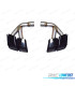 EMBOUTS D'ÉCHAPPEMENT AUDI Q7 3.0T DIESEL 16-19 LOOK SQ7 NOIR