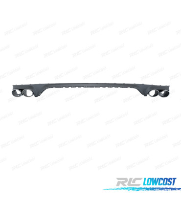 DIFFUSEUR AUDI Q8 19-23 LOOK SQ8 + EMBOUTS D'ÉCHAPPEMENT CHROMÉ