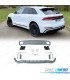 KIT CARROSSERIE AUDI Q8 LOOK ABT RSQ8 19-23 DIFFUSEUR + LÈVRE FRONTALE + EMBOUTS