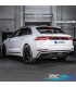 KIT CARROSSERIE AUDI Q8 LOOK ABT RSQ8 19-23 DIFFUSEUR + LÈVRE FRONTALE + EMBOUTS